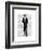 Fox in Evening Suit Full-Fab Funky-Framed Art Print