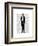 Fox in Evening Suit Full-Fab Funky-Framed Art Print