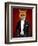 Fox in Evening Suit Portrait-Fab Funky-Framed Premium Giclee Print
