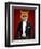 Fox in Evening Suit Portrait-Fab Funky-Framed Premium Giclee Print