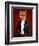 Fox in Evening Suit Portrait-Fab Funky-Framed Premium Giclee Print