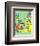 Fox in Socks (on green)-Theodor (Dr. Seuss) Geisel-Framed Art Print