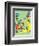 Fox in Socks (on green)-Theodor (Dr. Seuss) Geisel-Framed Art Print