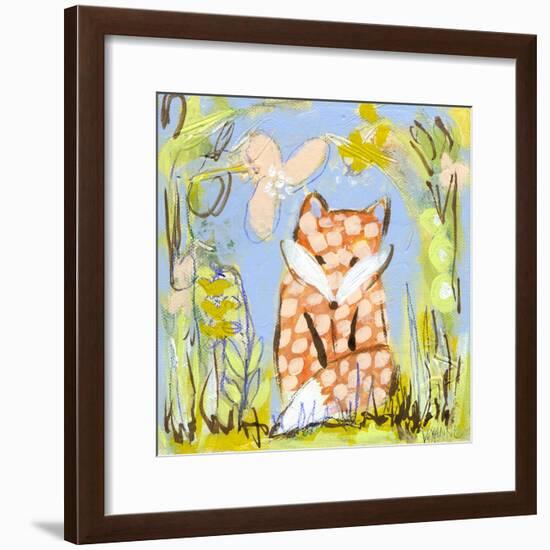 Fox in the Brambles-Wyanne-Framed Giclee Print