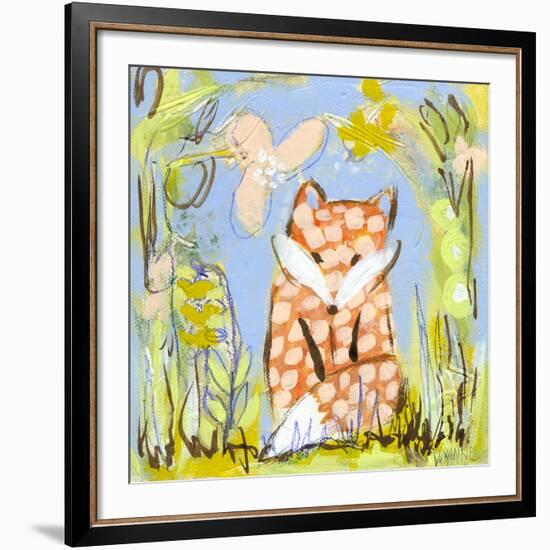 Fox in the Brambles-Wyanne-Framed Giclee Print