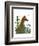 Fox In the Garden-Fab Funky-Framed Art Print