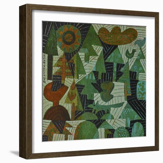 Fox in the Woods-Hilke Macintyre-Framed Giclee Print