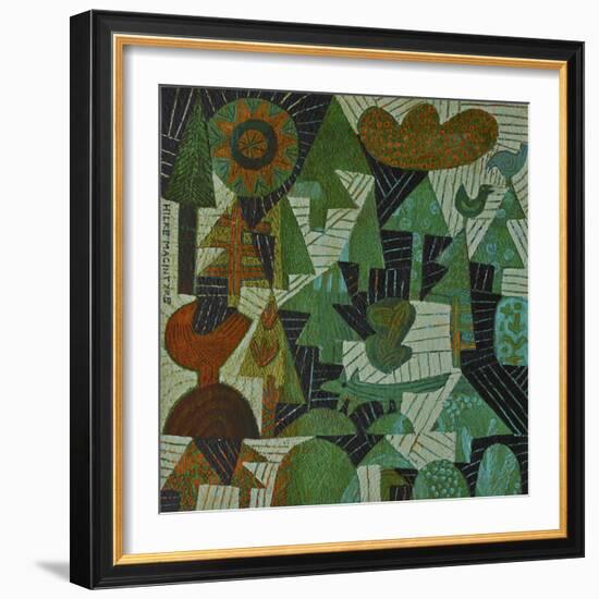 Fox in the Woods-Hilke Macintyre-Framed Giclee Print