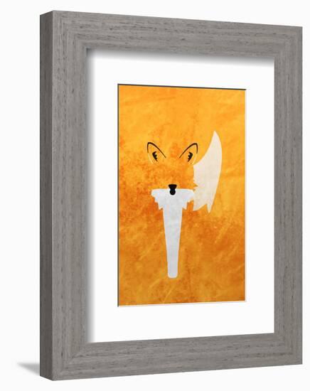 Fox - Jethro Wilson Contemporary Wildlife Print-Jethro Wilson-Framed Giclee Print