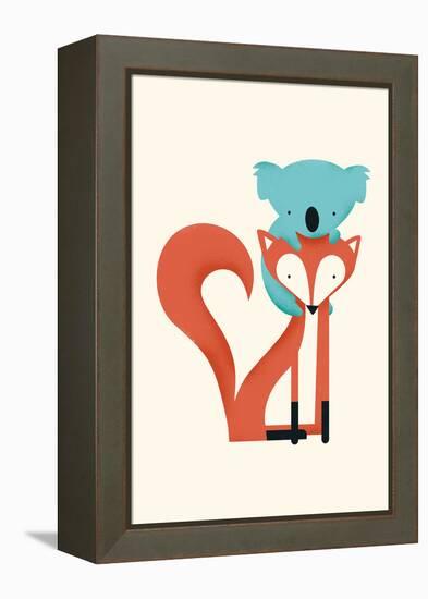 Fox & Koala-Jay Fleck-Framed Stretched Canvas