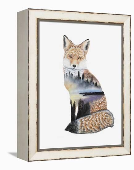 Fox Lake landscape-Michelle Faber-Framed Premier Image Canvas