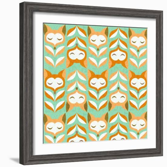 Fox Leaves-Gaia Marfurt-Framed Giclee Print