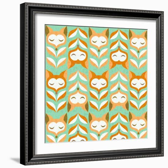 Fox Leaves-Gaia Marfurt-Framed Giclee Print