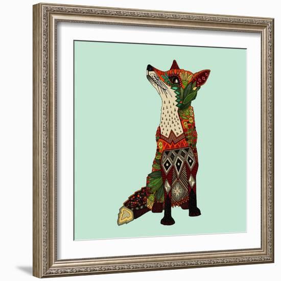 Fox Love-Sharon Turner-Framed Art Print