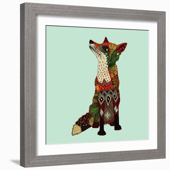 Fox Love-Sharon Turner-Framed Art Print