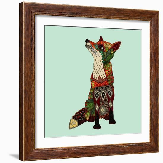 Fox Love-Sharon Turner-Framed Art Print