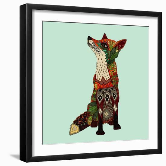 Fox Love-Sharon Turner-Framed Art Print