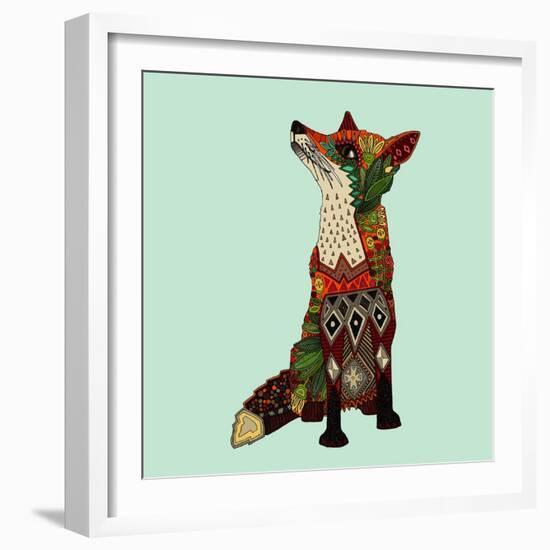 Fox Love-Sharon Turner-Framed Art Print