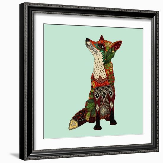 Fox Love-Sharon Turner-Framed Art Print