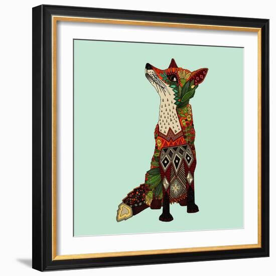 Fox Love-Sharon Turner-Framed Art Print