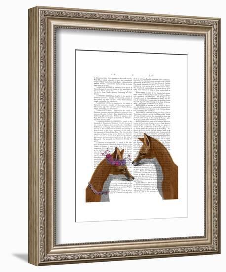 Fox Lovers-Fab Funky-Framed Art Print