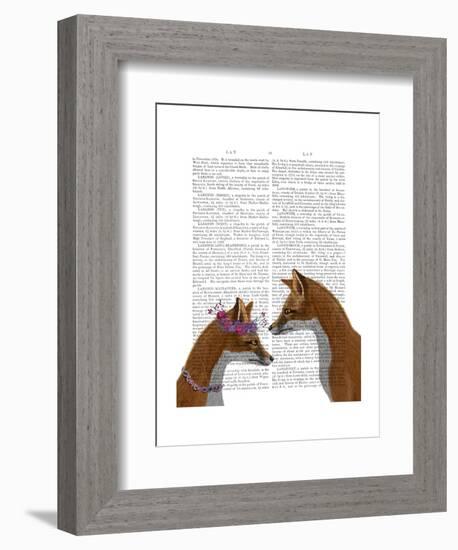 Fox Lovers-Fab Funky-Framed Art Print