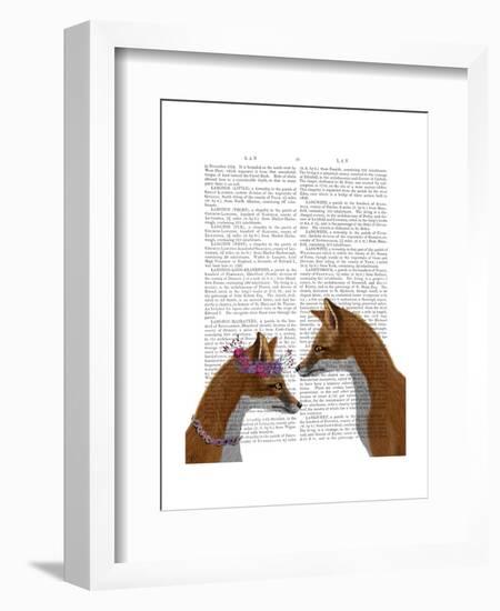 Fox Lovers-Fab Funky-Framed Art Print
