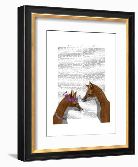 Fox Lovers-Fab Funky-Framed Art Print