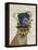 Fox Mad Hatter-Fab Funky-Framed Stretched Canvas