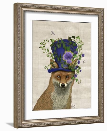 Fox Mad Hatter-Fab Funky-Framed Premium Giclee Print