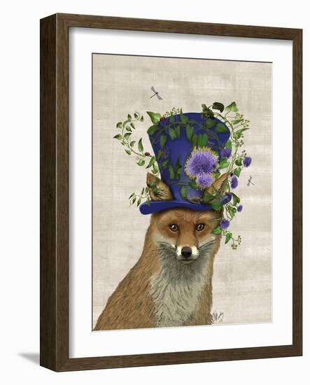 Fox Mad Hatter-Fab Funky-Framed Premium Giclee Print