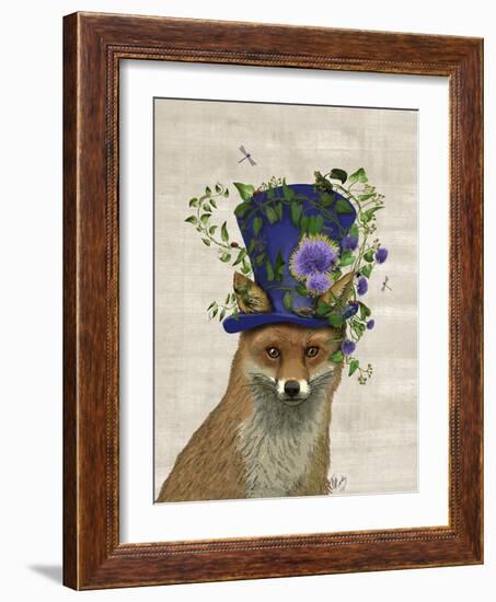 Fox Mad Hatter-Fab Funky-Framed Premium Giclee Print