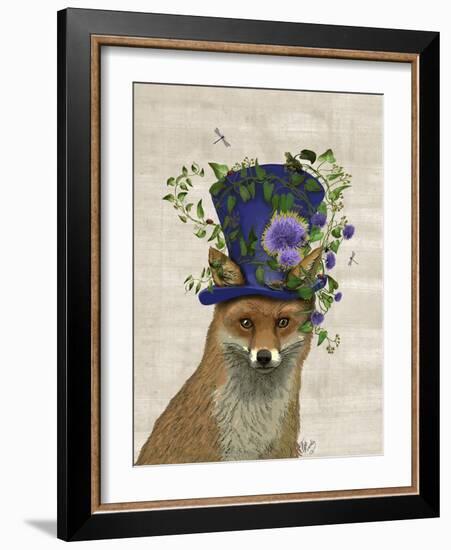 Fox Mad Hatter-Fab Funky-Framed Premium Giclee Print