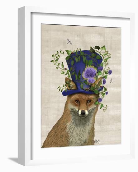 Fox Mad Hatter-Fab Funky-Framed Premium Giclee Print