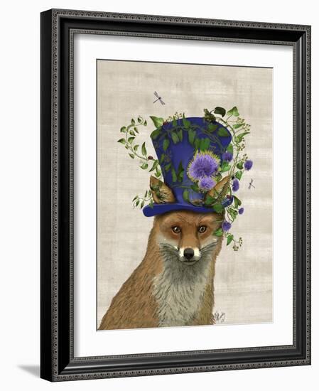 Fox Mad Hatter-Fab Funky-Framed Premium Giclee Print