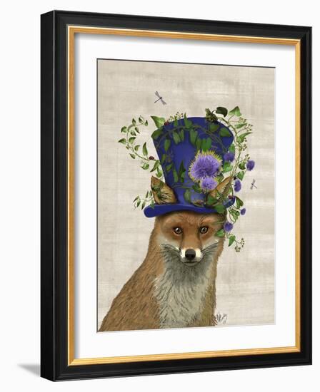 Fox Mad Hatter-Fab Funky-Framed Premium Giclee Print