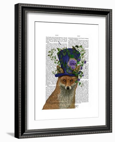 Fox Mad Hatter-Fab Funky-Framed Premium Giclee Print