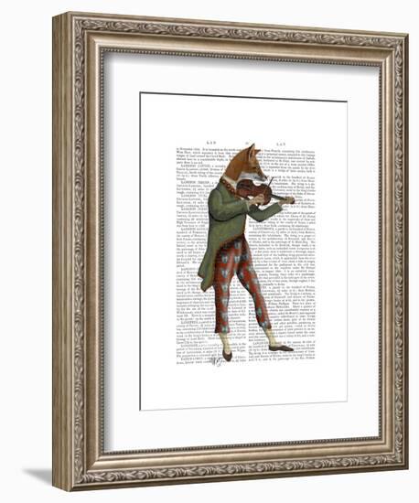 Fox Minstrel-Fab Funky-Framed Art Print