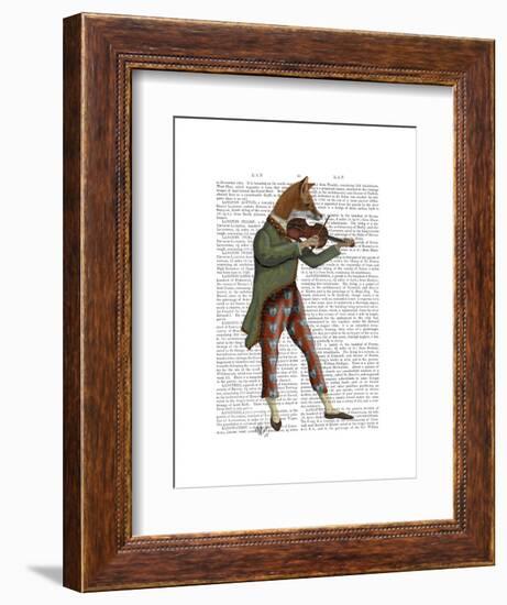 Fox Minstrel-Fab Funky-Framed Art Print