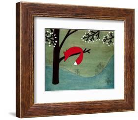 Fox on Sunday-Kristiana Pärn-Framed Art Print