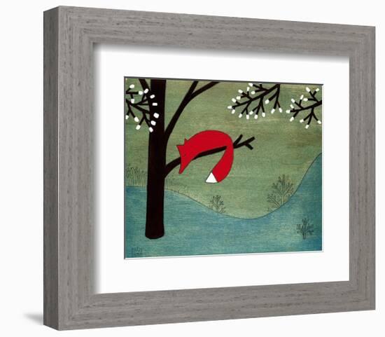 Fox on Sunday-Kristiana Pärn-Framed Art Print