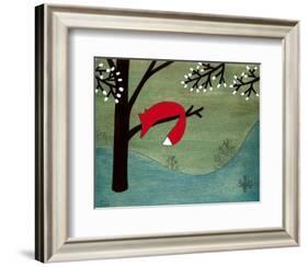 Fox on Sunday-Kristiana Pärn-Framed Art Print