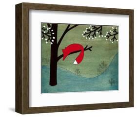Fox on Sunday-Kristiana Pärn-Framed Art Print