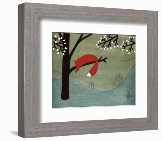 Fox on Sunday-Kristiana Pärn-Framed Giclee Print