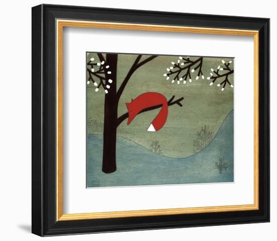 Fox on Sunday-Kristiana Pärn-Framed Giclee Print