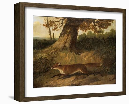 Fox on the Run-John Frederick Herring I-Framed Giclee Print