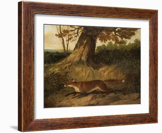 Fox on the Run-John Frederick Herring I-Framed Giclee Print