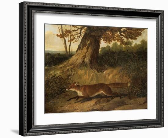 Fox on the Run-John Frederick Herring I-Framed Giclee Print