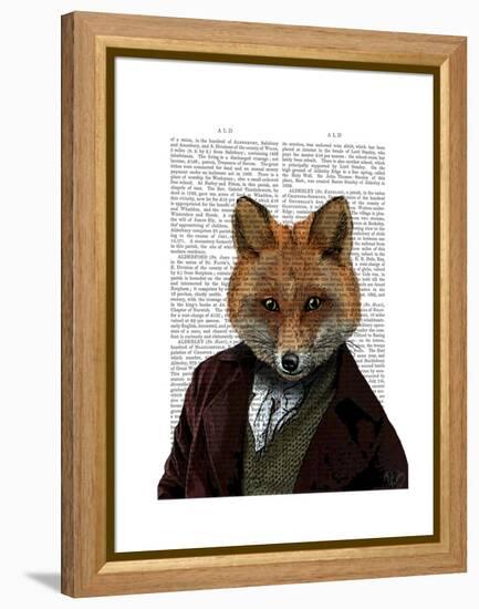Fox Portrait 2-Fab Funky-Framed Stretched Canvas