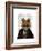 Fox Portrait 2-Fab Funky-Framed Premium Giclee Print